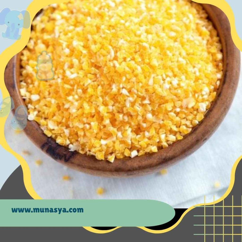 Butiran jagung giling